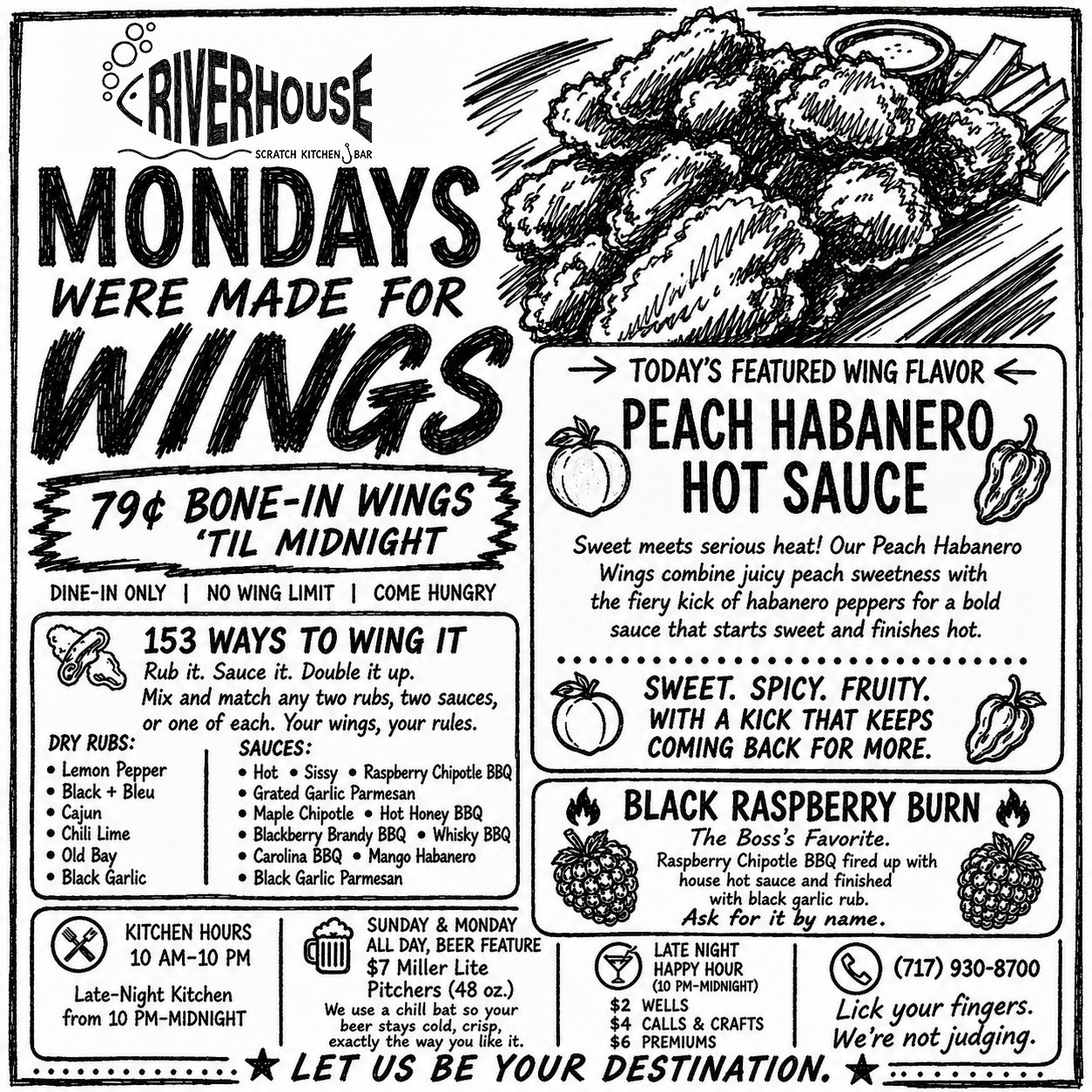 Monday wing special